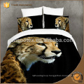 3D tiger reactive print home textile bed sets /duvet cover bed sheets /linens bed sheet set